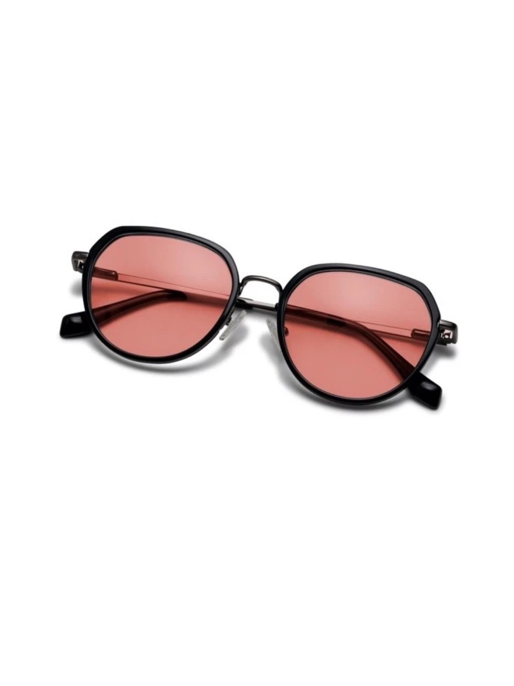 Braddell Optics FL-41 Rose Tinted Migraine Glasses Black 52-19-145